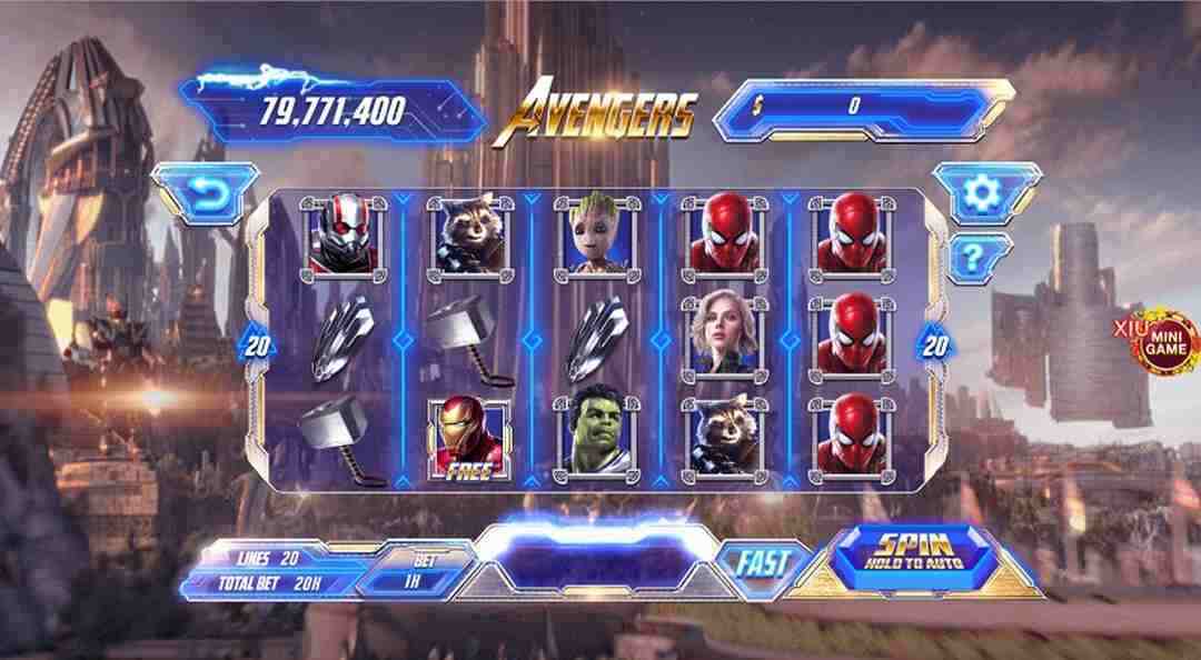 Game slot Avengers mang chủ đề hấp dẫn