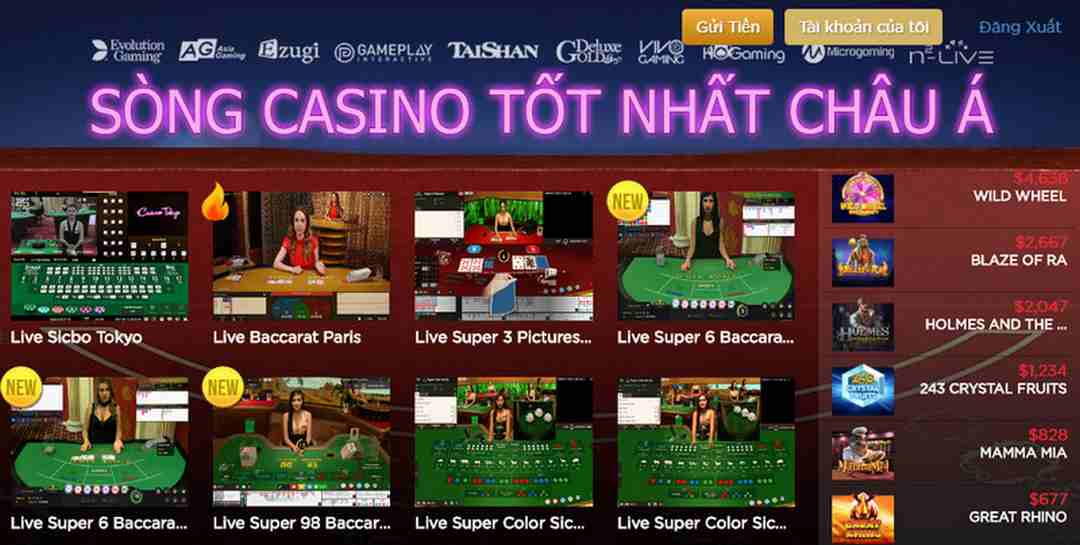Live Casino House khuyến mãi không giới hạn